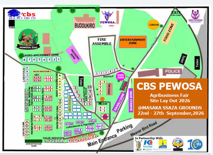 PEWOSA Agribusiness Fair Map